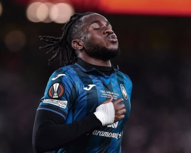 Penyerang Atalanta Ademola Lookman desak timnya untuk segera menjualnya agar bisa bergabung bersama Inter Milan. [Instagram]